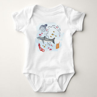 Onder het Baby Zee Romper