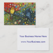 Onder het bladerdak van een Duizend Lichten Bus. K Visitekaartje (Voorkant / Achterkant)