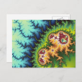 Onder het bos - fractaal Briefkaart (Voorkant / Achterkant)