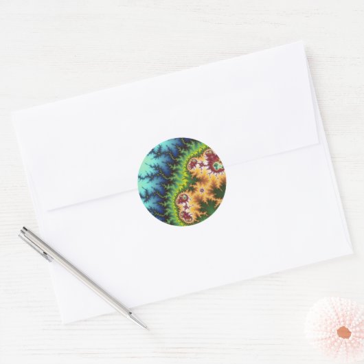 Onder het bos - Fractal Sticker (Envelop)
