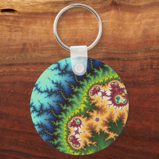 Onder het bos - fractale Sleutelhanger (Voorkant)