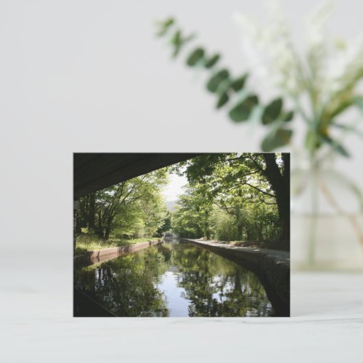 Onder het Briefkaart Brug Llangollen Canal (Staand voorkant)