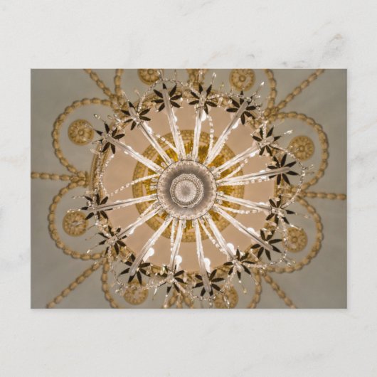 Onder het Briefkaart van Chandelier (Voorkant)