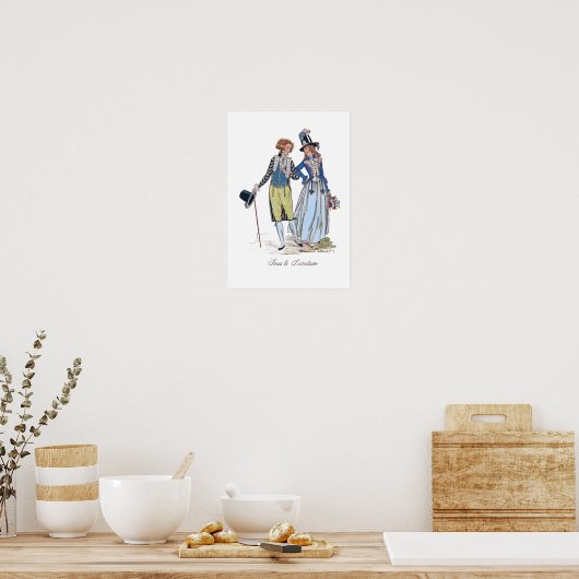 Onder het Directoire Poster (Keuken)