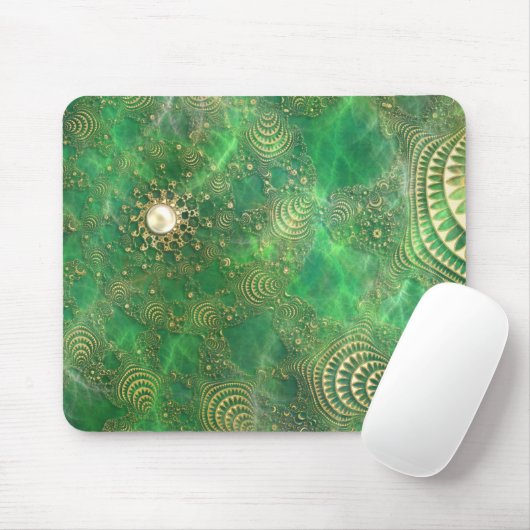 Onder het Emerald Zee Mousepad Muismat (Met muis)
