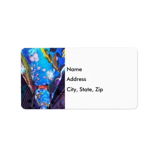 Onder het etiket van het Adres van het Zee (Voorkant)