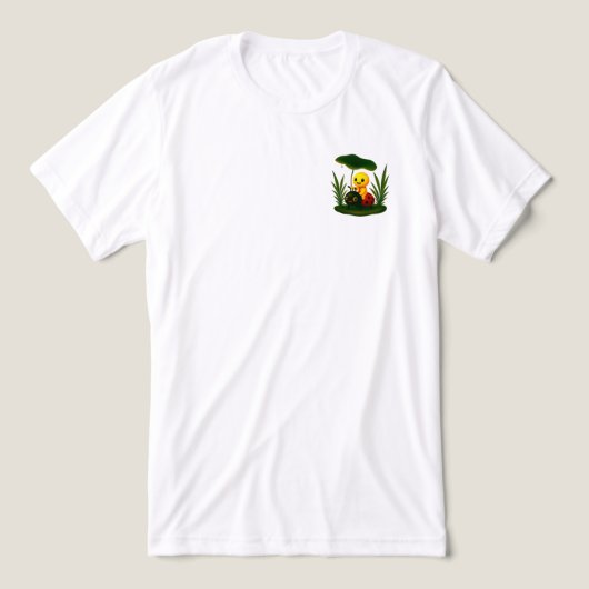 Onder het Groene Bladerdak Tri-Blend Shirt (Design voorkant)
