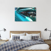 Onder het Hood Canvas Afdruk (Insitu (Slaapkamer))