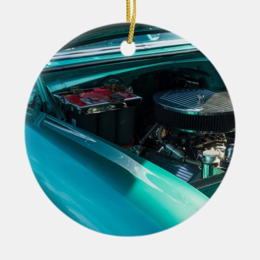 Onder het Hood Keramisch Ornament (Voorkant)