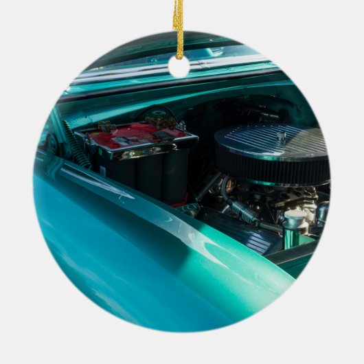 Onder het Hood Keramisch Ornament (Achterkant)
