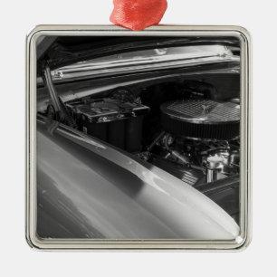 Onder het Hood Metalen Ornament