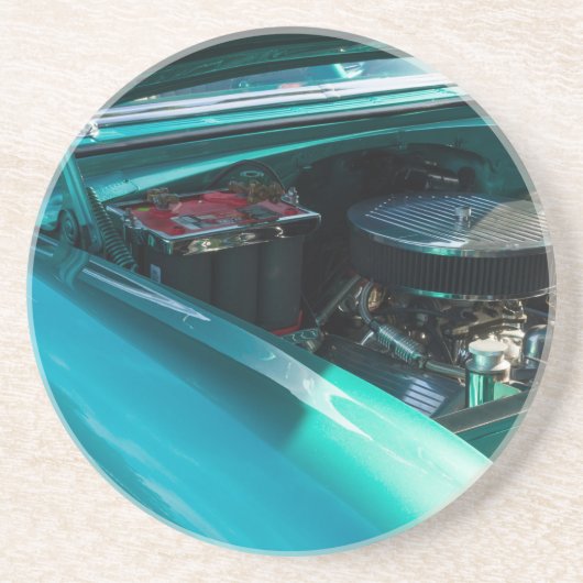 Onder het Hood Zandsteen Onderzetter (Voorkant)