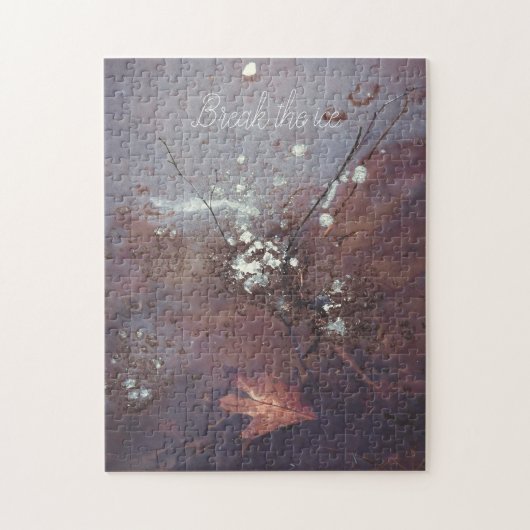 Onder het ijs legpuzzel (Verticaal)