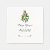 Onder het kersthuwelijk.. servet (Voorkant)