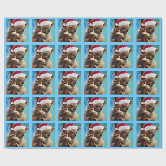 Onder het kerstPet Koala Cadeaupapier (Vlak)