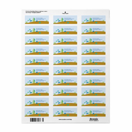 Onder het label Adres zee bevestigen (Full Sheet)