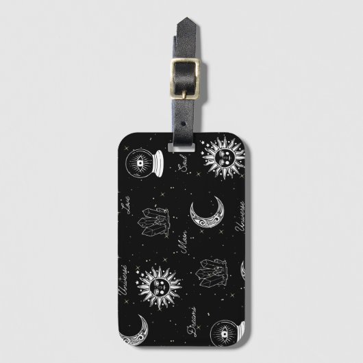 Onder het Moon Celestial Bagagelabel (Voorkant (verticaal))