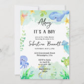 Onder het nautische Zee Blue Ahoy is het een jonge Kaart (Voorkant)