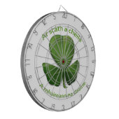 Onder het onderdak van elkaar overleven mensen dartbord (Voorkant Links)