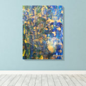 Onder het ontwerp van Ocean Abstract door Doria D Canvas Afdruk (Insitu (Houten vloer))
