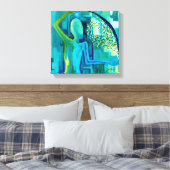 Onder het oppervlak canvas afdruk (Insitu (Slaapkamer))
