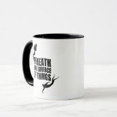 Onder het oppervlak | Duiken citaat Mok (Voorkant links)