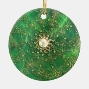 Onder het Ornament van het Zee Emerald
