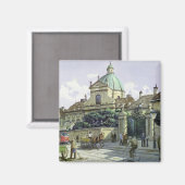 Onder het paleis Belvedere in Wenen Magneet (Voorkant / Achterkant)