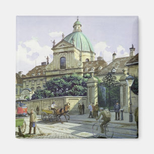 Onder het paleis Belvedere in Wenen Magneet