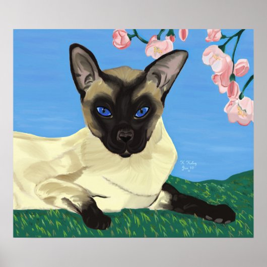 Onder het poster Cherry Blossom (Voorkant)