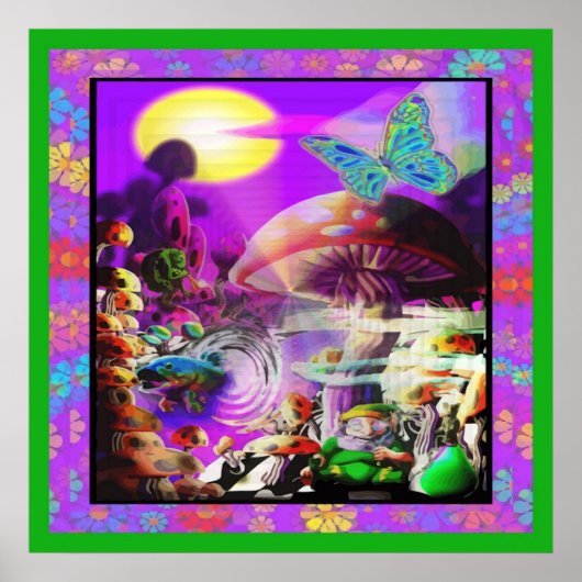 Onder het Poster van de paddenstoel (Voorkant)