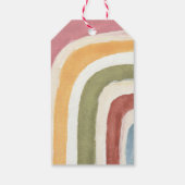 Onder het Rainbow Boho Baby shower Thank You Gif Cadeaulabel (Achterkant)