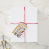 Onder het Rainbow Boho Baby shower Thank You Gif Cadeaulabel (Met Touw)