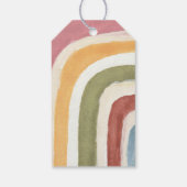 Onder het Rainbow Boho Baby shower Thank You Gif Cadeaulabel (Achterkant)