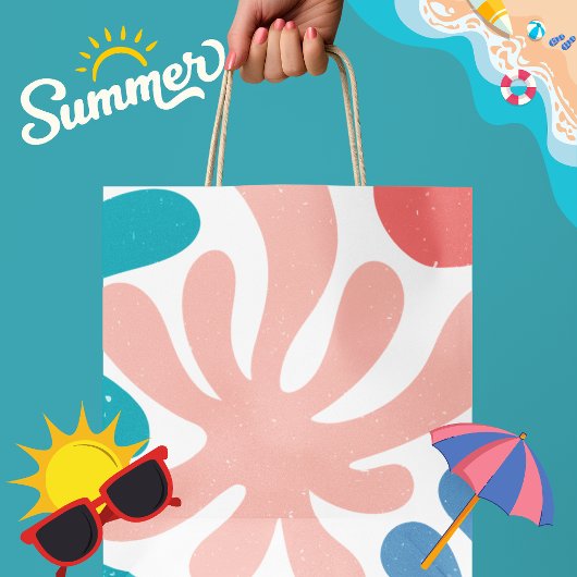Onder het thema Palms zomer Medium Cadeauzakje