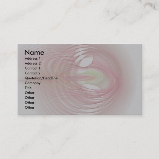 Onder het Visitekaartje van de Volledige maan (Voorkant)