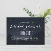 Onder het Vrijgezellenfeest Stars Fireflies Kaart (Staand voorkant)