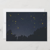 Onder het Vrijgezellenfeest Stars Fireflies Kaart (Achterkant)