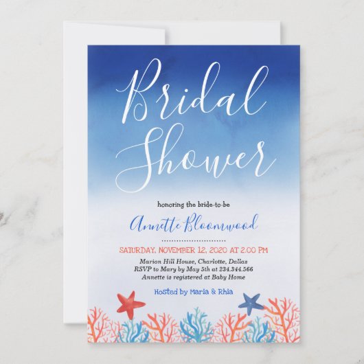 Onder het Vrijgezellenfeest Zee Kaart (Voorkant)