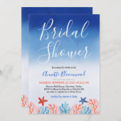 Onder het Vrijgezellenfeest Zee Kaart (Voorkant / Achterkant)