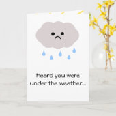 Onder het weer goed krijgen of kanker kaart (Gele Bloem)