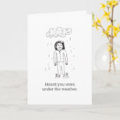 Onder het weer - krijg een goede kaart (Gele Bloem)