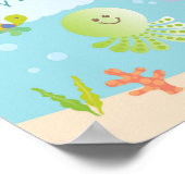 Onder het Welkomstteken van het Baby shower van he Poster (Hoek)