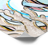 Onder het Welkomstteken van het Zee Mermaid Poster (Hoek)