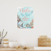 Onder het Welkomstteken van het Zee Mermaid Poster (Keuken)