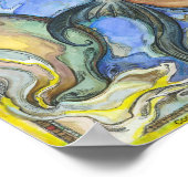 "Onder het Zee" - 16,50 x 11,00 inch, Poster / pap (Hoek)