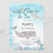Onder het Zee 1e verjaardag Kaart (Voorkant / Achterkant)