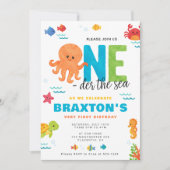 Onder het Zee 1e verjaardag ONEDER het zee Kaart (Voorkant)