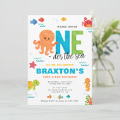 Onder het Zee 1e verjaardag ONEDER het zee Kaart (Staand voorkant)