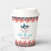 Onder het Zee 1e Verjaardagsfeest Papieren Bekers (Voorkant)